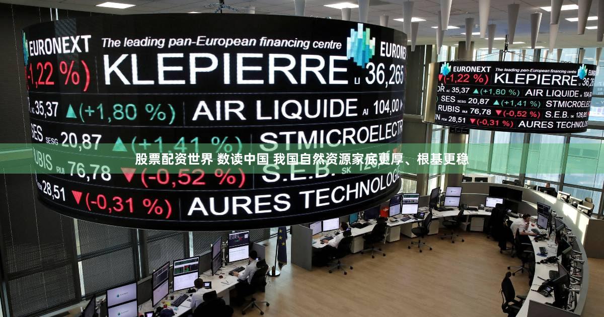 股票配资世界 数读中国 我国自然资源家底更厚、根基更稳