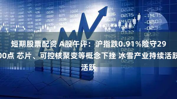 短期股票配资 A股午评：沪指跌0.91%险守2900点 芯片、可控核聚变等概念下挫 冰雪产业持续活跃