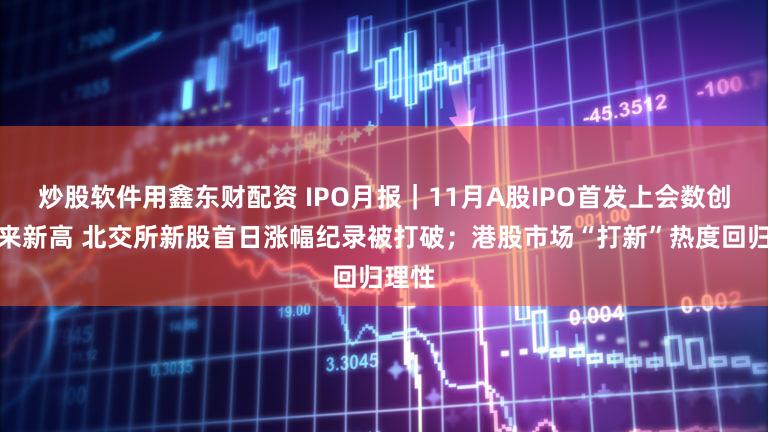 炒股软件用鑫东财配资 IPO月报|11月A股IPO首发上会数创两年来新高 北交所新股首日涨幅纪录被打破;港股市场“打新”热度回归理性
