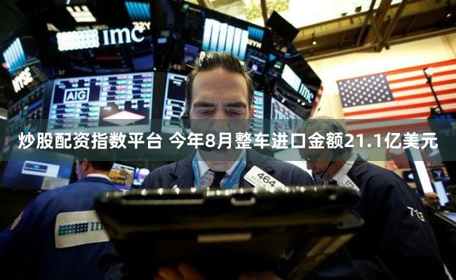 炒股配资指数平台 今年8月整车进口金额21.1亿美元